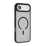Apple iPhone 17 Air Kılıf M-safe Şarj Özellikli Mat Arka Yüzey Zore Sio Kapak Siyah