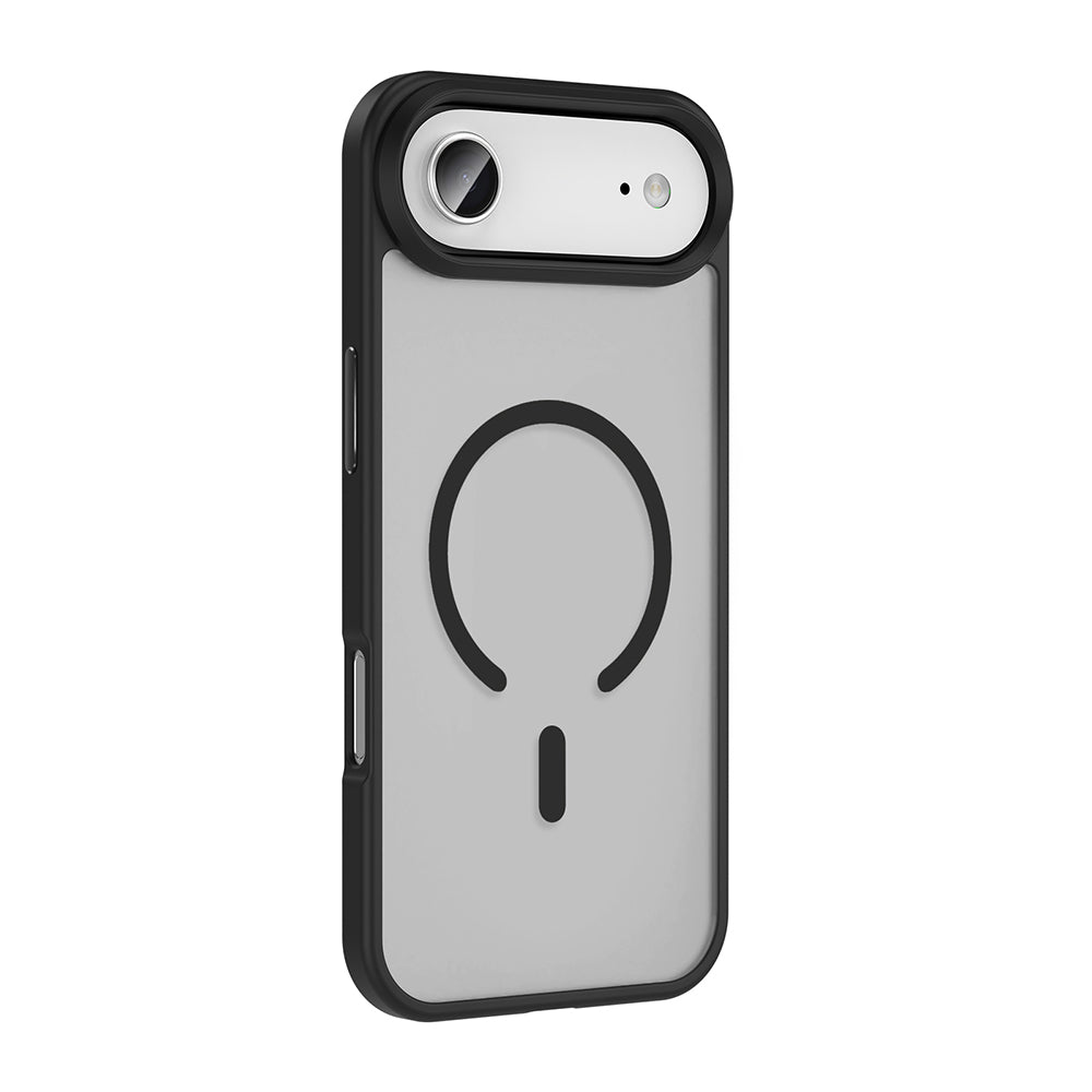 Apple iPhone 17 Air Kılıf M-safe Şarj Özellikli Mat Arka Yüzey Zore Sio Kapak Turuncu