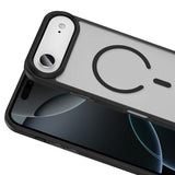 Apple iPhone 17 Air Kılıf M-safe Şarj Özellikli Mat Arka Yüzey Zore Sio Kapak Turuncu