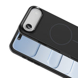 Apple iPhone 17 Air Kılıf M-Safe Şarj Özellikli Metal Kamera Çerçeveli Zore Edi Silikon Kapak Rose Gold