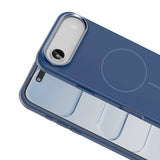 Apple iPhone 17 Air Kılıf M-Safe Şarj Özellikli Metal Kamera Çerçeveli Zore Edi Silikon Kapak Siyah
