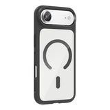 Apple iPhone 17 Air Kılıf M-Safe Şarj Özellikli Metal Kamera Çerçeveli Zore Tiko Kapak Siyah