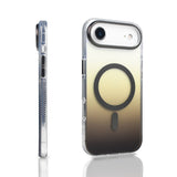 Apple iPhone 17 Air Kılıf M-safe Şarj Özellikli Transparan Renk Geçişli Zore Toros Kapak Gri