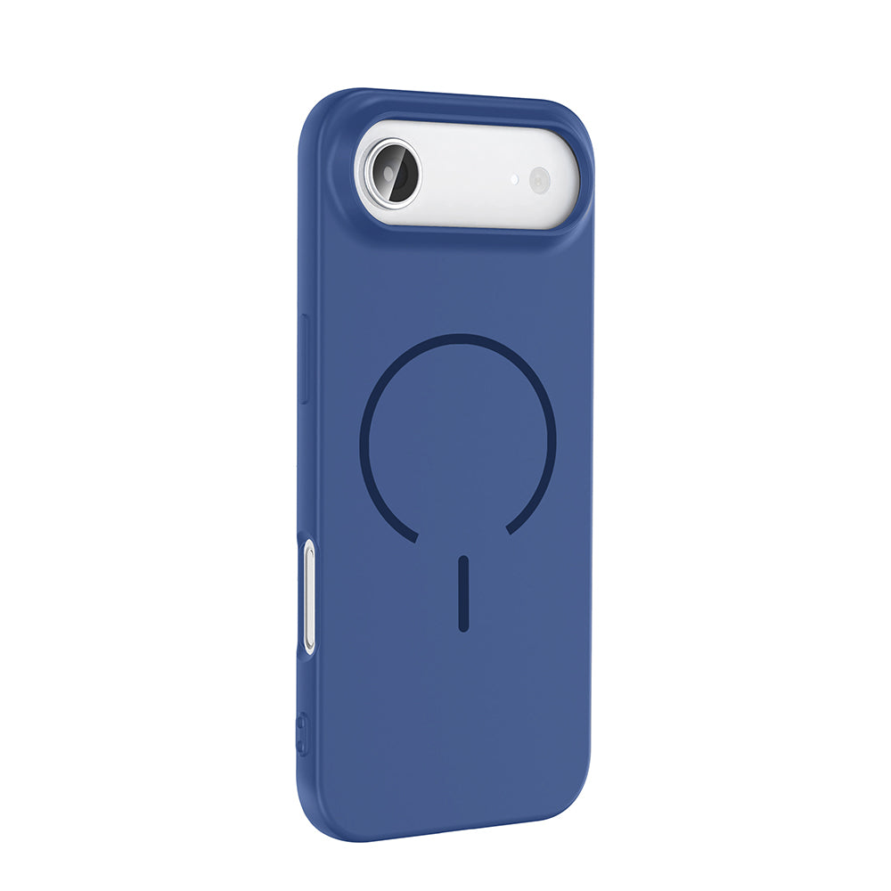 Apple iPhone 17 Air Kılıf M-safe Şarj Özellikli Zore Meta Kapak Mürdüm