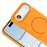 Apple iPhone 17 Air Kılıf M-safe Şarj Özellikli Zore Meta Kapak Lacivert
