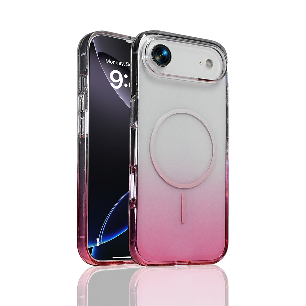 Apple iPhone 17 Air Kılıf M-Safe Şarj Özellikli Zore Septik Silikon Kapak Mor