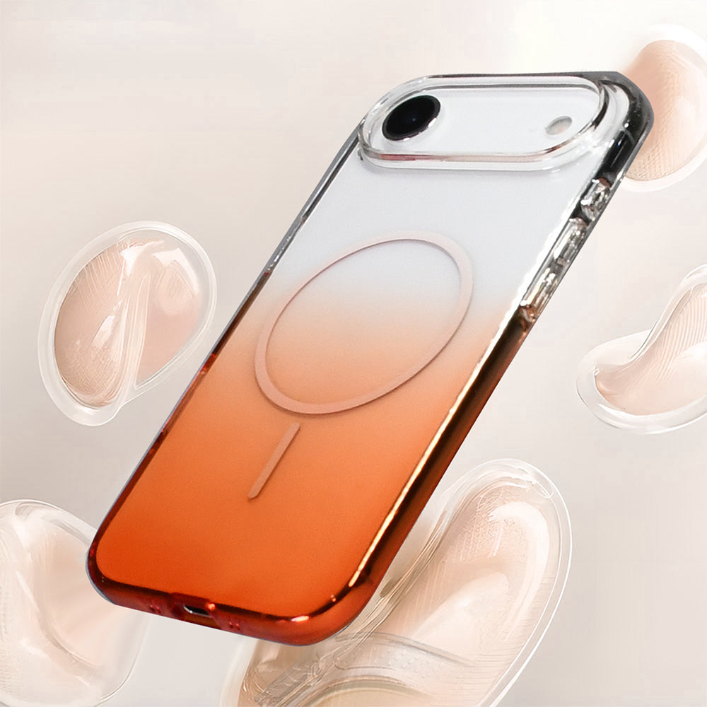 Apple iPhone 17 Air Kılıf M-Safe Şarj Özellikli Zore Septik Silikon Kapak Mor
