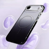 Apple iPhone 17 Air Kılıf M-Safe Şarj Özellikli Zore Septik Silikon Kapak Turuncu