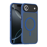 Apple iPhone 17 Air Kılıf Mat Arka Yüzey Wireless Şarj Özellikli Zore Flet M-safe Kapak Desert Titanyum