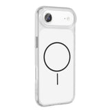 Apple iPhone 17 Air Kılıf Metal Buton Tasarımlı Zore İkonik Sert Silikon Kapak Gri