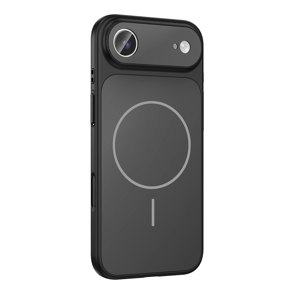 Apple iPhone 17 Air Kılıf Zore M-Safe Şarj Özellikli Kamera Korumalı Formen Kapak Gümüş
