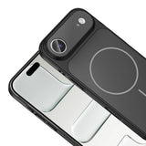Apple iPhone 17 Air Kılıf Zore M-Safe Şarj Özellikli Kamera Korumalı Formen Kapak Gri