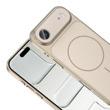 Apple iPhone 17 Air Kılıf Zore M-Safe Şarj Özellikli Kamera Korumalı Formen Kapak Gri