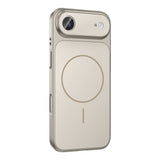 Apple iPhone 17 Air Kılıf Zore M-Safe Şarj Özellikli Kamera Korumalı Formen Kapak Gold