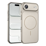 Apple iPhone 17 Air Kılıf Zore M-Safe Şarj Özellikli Kamera Korumalı Formen Kapak Siyah