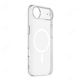 Apple iPhone 17 Air Kılıf Zore M-safe Şarj Özellikli Şeffaf Kamera Çerçeveli Porto Kapak Şeffaf