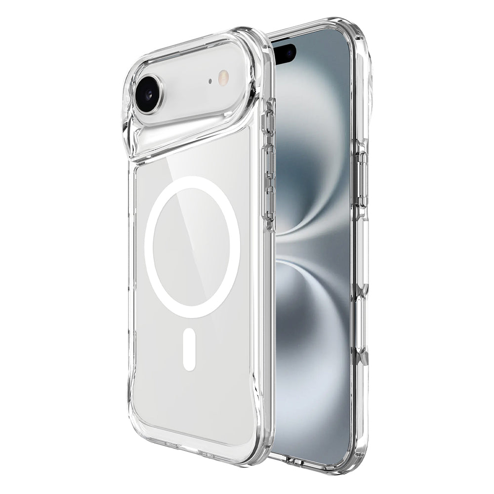 Apple iPhone 17 Air Kılıf Zore M-safe Şarj Özellikli T-Max M-safe Kapak Şeffaf