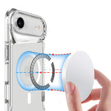 Apple iPhone 17 Air Kılıf Zore M-safe Şarj Özellikli T-Max M-safe Kapak Şeffaf
