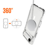Apple iPhone 17 Air Kılıf Zore M-safe Şarj Özellikli T-Max M-safe Kapak Şeffaf