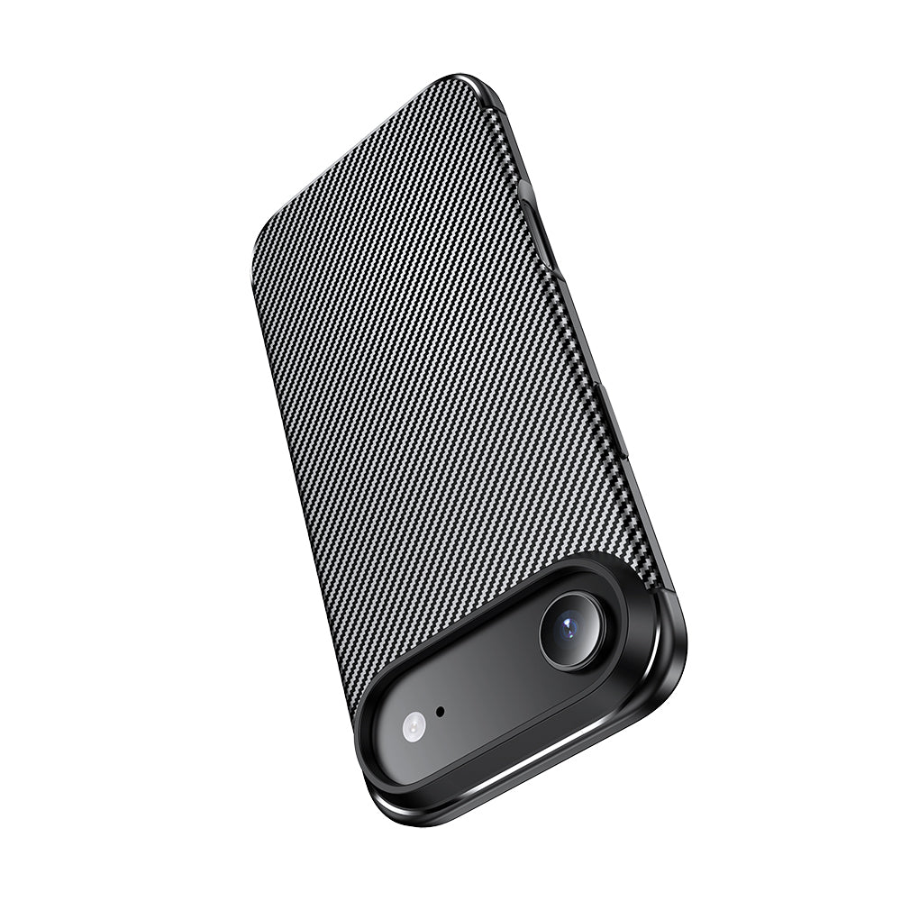 Apple iPhone 17 Air Kılıf Zore Negro Silikon Kapak Siyah