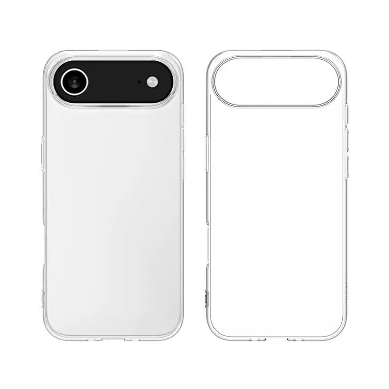 Apple iPhone 17 Air Kılıf Zore Süper Silikon Kapak Şeffaf