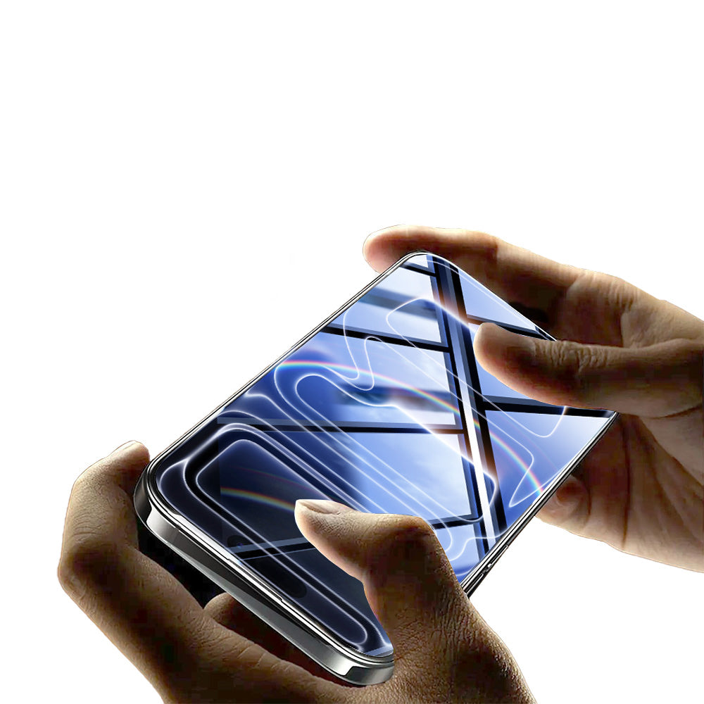 Apple iPhone 17 Air Zore 2.5D Oliv HD Temperli Cam Ekran Koruyucu + Kolay Uygulama Aparatı Şeffaf