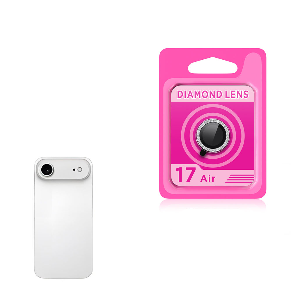 Apple iPhone 17 Air Zore CL-06 Kamera Lens Koruyucu Gümüş
