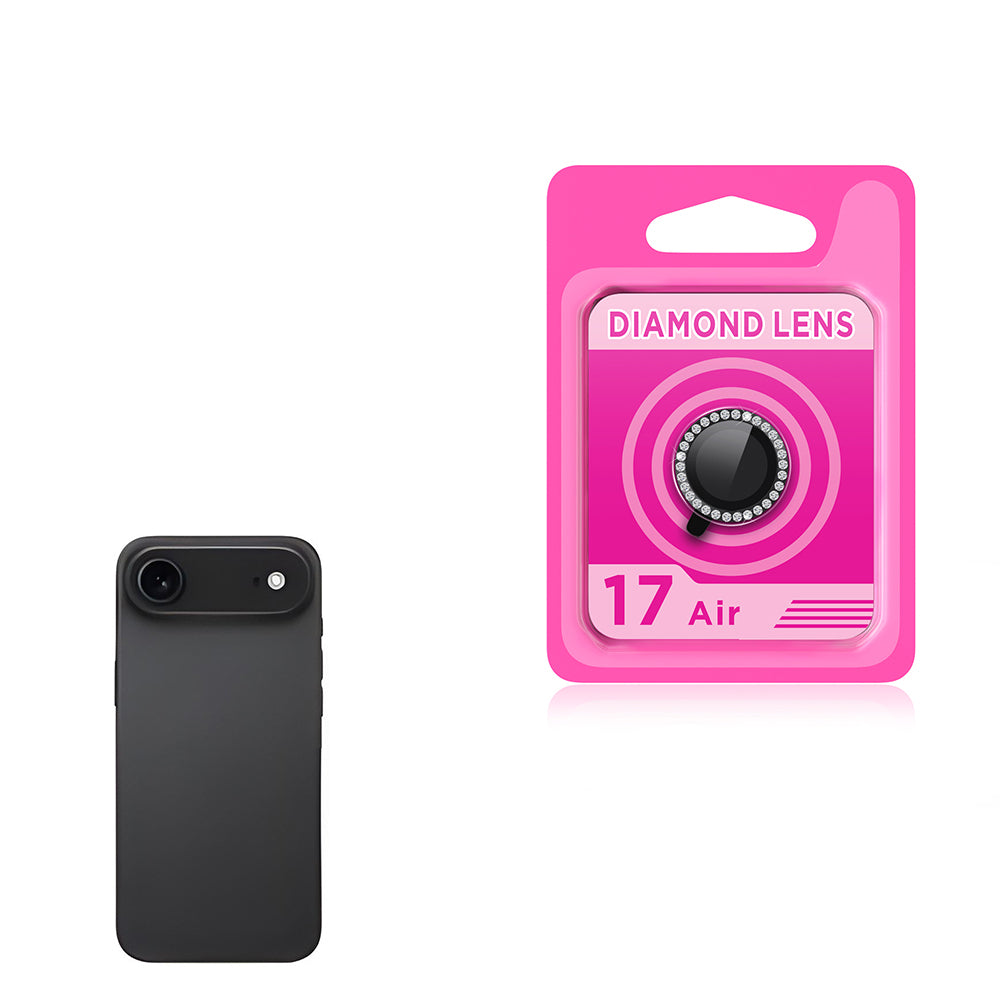 Apple iPhone 17 Air Zore CL-06 Kamera Lens Koruyucu Siyah