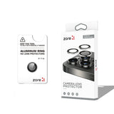Apple iPhone 17 Air Zore CL-12 Premium Safir Parmak İzi Bırakmayan Anti-Reflective Kamera Lens Koruyucu Siyah