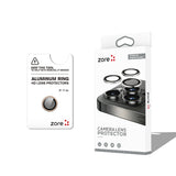 Apple iPhone 17 Air Zore CL-12 Premium Safir Parmak İzi Bırakmayan Anti-Reflective Kamera Lens Koruyucu Gold