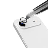 Apple iPhone 17 Air Zore Mikro Kamera Lens Koruyucu Gri