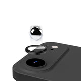 Apple iPhone 17 Air Zore Mikro Kamera Lens Koruyucu Gümüş