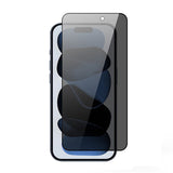 Apple iPhone 17 Air Zore Rika Premium Privacy Temperli Cam Ekran Koruyucu Siyah