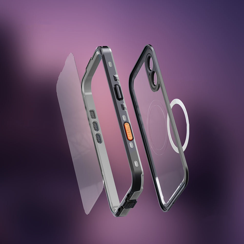 Apple iPhone 17 Kılıf 1-1 Su Geçirmez Kılıf Siyah