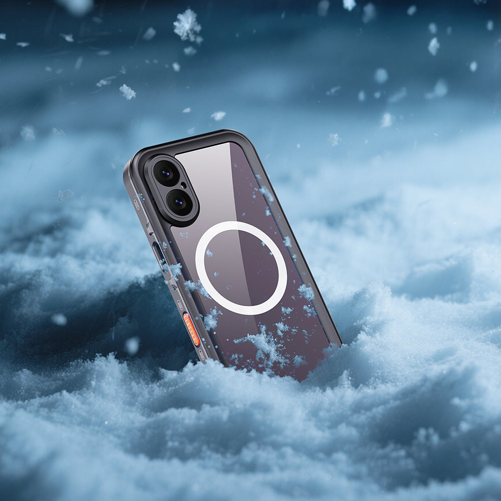 Apple iPhone 17 Kılıf 1-1 Su Geçirmez Kılıf Siyah
