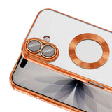Apple iPhone 17 Kılıf Kamera Korumalı Logo Gösteren Zore Omega Kapak Siyah