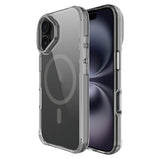 Apple iPhone 17 Kılıf M-safe Şarj Özellikli Airbagli Kamera Standlı Azor Kapak Koyu Gri