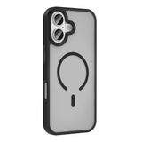 Apple iPhone 17 Kılıf M-safe Şarj Özellikli Mat Arka Yüzey Zore Sio Kapak Gri