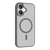 Apple iPhone 17 Kılıf M-safe Şarj Özellikli Babet Kapak Mavi