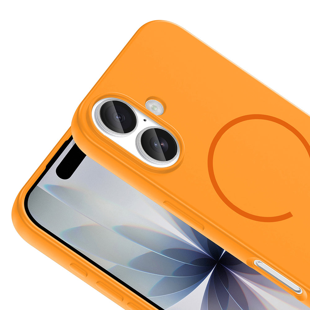 Apple iPhone 17 Kılıf M-safe Şarj Özellikli Meta Kapak Lacivert
