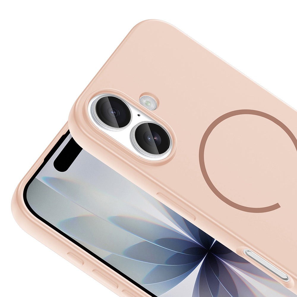 Apple iPhone 17 Kılıf M-safe Şarj Özellikli Meta Kapak Lacivert