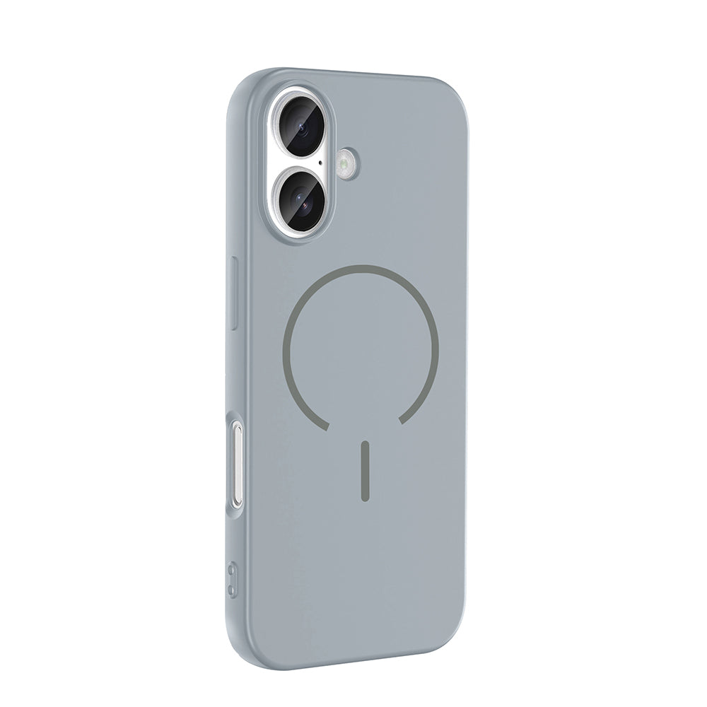 Apple iPhone 17 Kılıf M-safe Şarj Özellikli Meta Kapak Turuncu