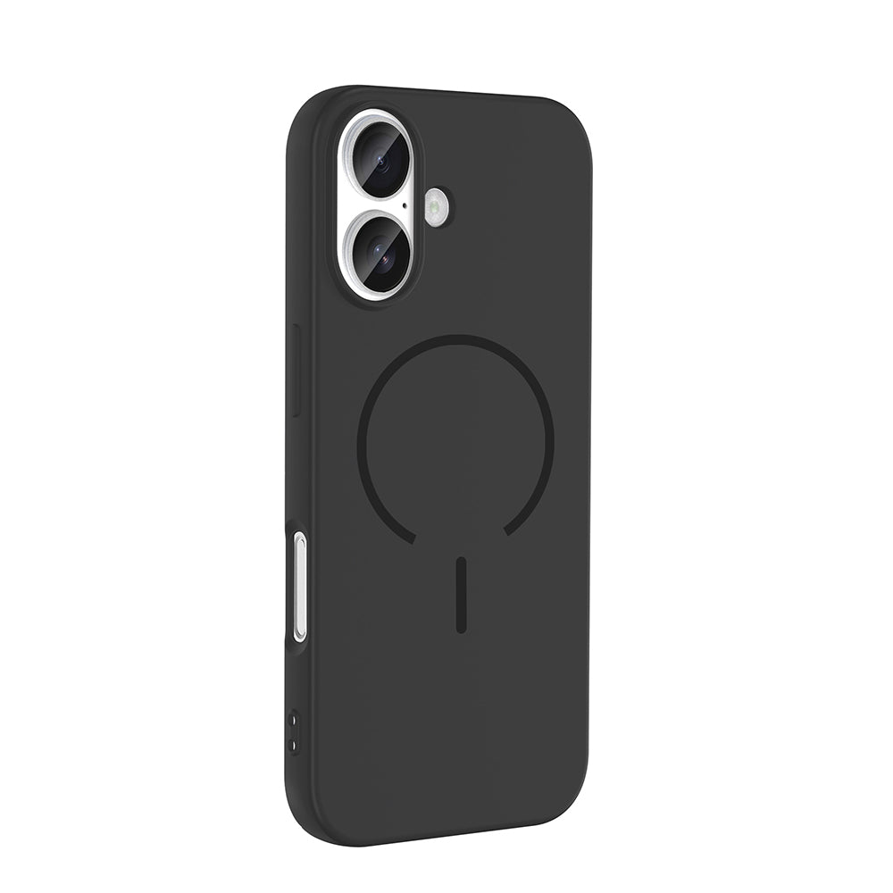 Apple iPhone 17 Kılıf M-safe Şarj Özellikli Meta Kapak Turuncu