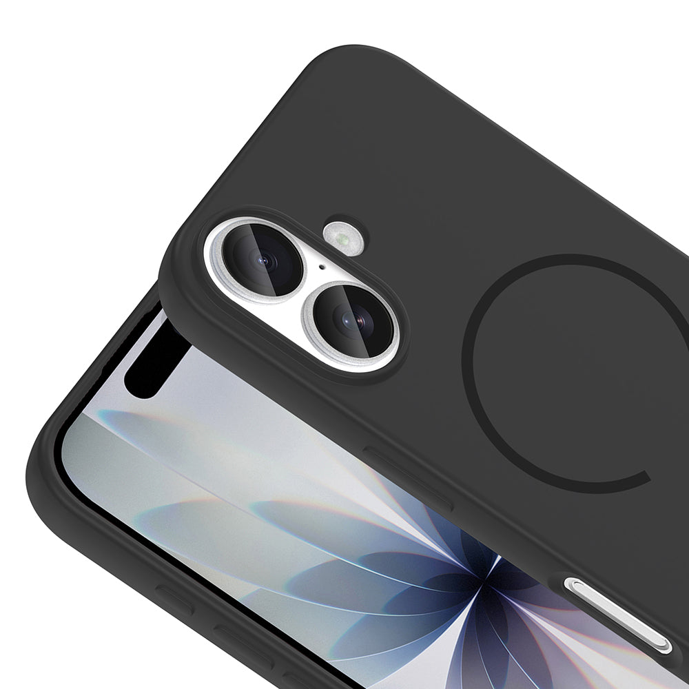 Apple iPhone 17 Kılıf M-safe Şarj Özellikli Meta Kapak Lacivert
