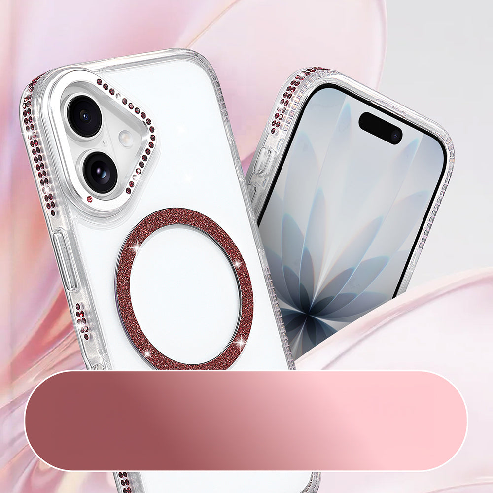 Apple iPhone 17 M-safe Şarj Özellikli Tera Silikon Kılıf Mürdüm