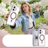 Apple iPhone 17 M-safe Şarj Özellikli Tera Silikon Kılıf Mürdüm