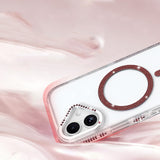 Apple iPhone 17 M-safe Şarj Özellikli Tera Silikon Kılıf Mürdüm