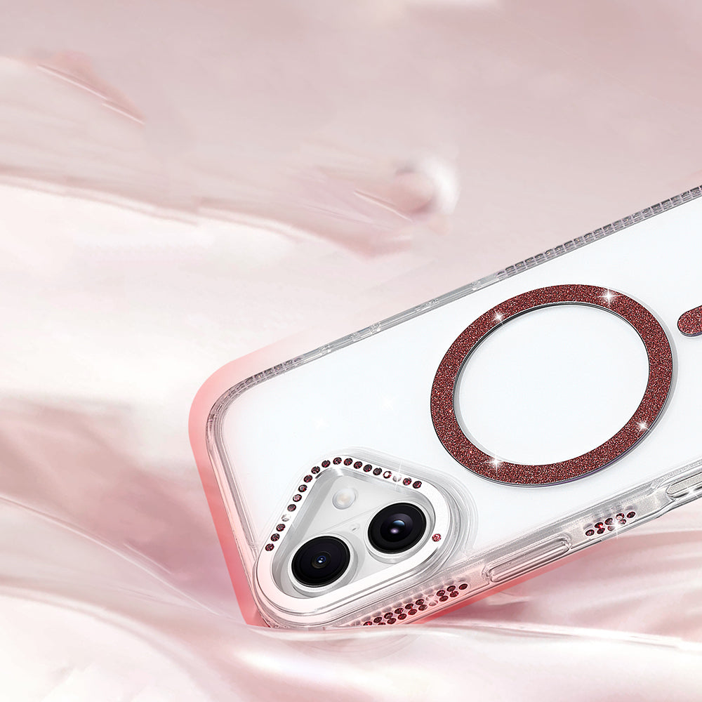 Apple iPhone 17 M-safe Şarj Özellikli Tera Silikon Kılıf Mürdüm