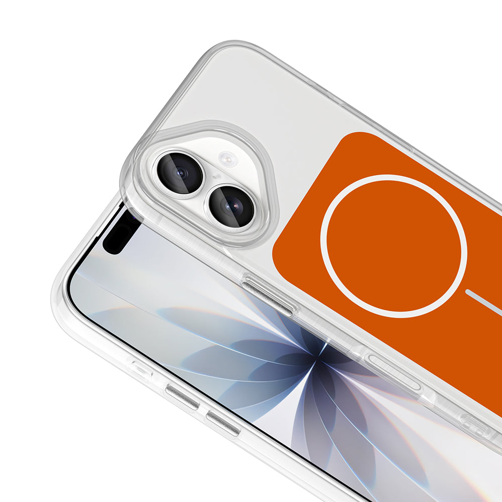 Apple iPhone 17 Kılıf Metal Buton Tasarımlı Zore İkonik Sert Silikon Kapak Mavi