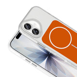 Apple iPhone 17 Kılıf Metal Buton Tasarımlı Zore İkonik Sert Silikon Kapak Mavi